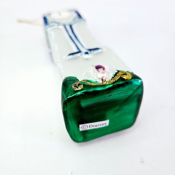 Disney 1999 Cinderella Castle Clock Tower Blown Glass Christmas Tree Ornament - Picture 5 of 7